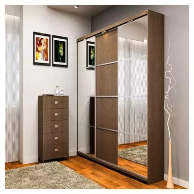 Feste hölzerne moderne Schlafzimmer-Garderoben, Schlafzimmer-Möbel kundengebundene Garderobe