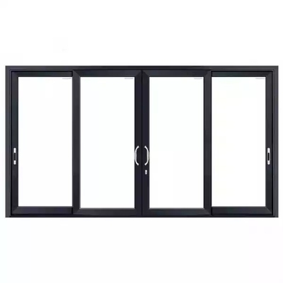 Thermischer Bruch-milderte doppelverglaste gleitendes Fenster-Aluminiumtür niedriges E