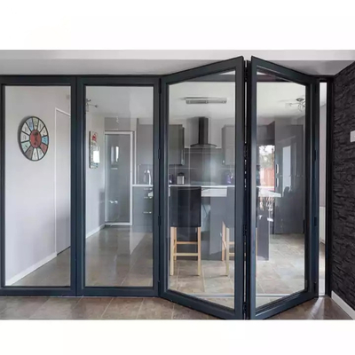 EPDM-wasserdichte Außenaluminiumfalttür-Bifold Patio-Glasc$schieben