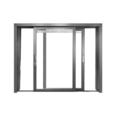 Kundengebundene moderne multi Platten-Schiebetüren, Temperament-Glas-Aluminiumrahmen-Türen