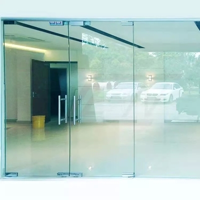 Aluminiumlegierungs-milderte Frameless Schwingen-Glas-Tür, kommerzielle doppelte Glastür
