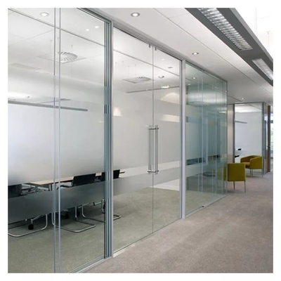 Aluminiumlegierungs-milderte Frameless Schwingen-Glas-Tür, kommerzielle doppelte Glastür