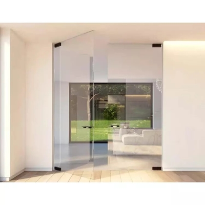 Aluminiumlegierungs-milderte Frameless Schwingen-Glas-Tür, kommerzielle doppelte Glastür