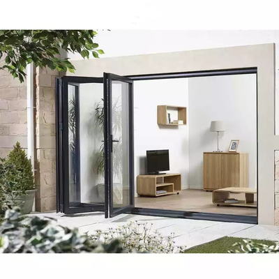 Aluminiumlegierungs-Bifold Terrassentüren schwingen Energiesparenden 2.0mm Thermalbruch