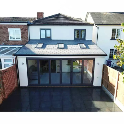 Aluminiumlegierungs-Bifold Terrassentüren schwingen Energiesparenden 2.0mm Thermalbruch