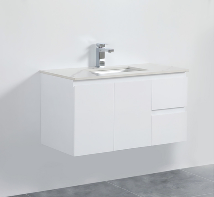 Hotel PVC-Badezimmer-Kabinett, moderne Art-wasserdichte an der Wand befestigte Eitelkeit
