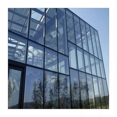 Aluminiumfassade Doppelverglaste Glasvorhangfassade Modern Wasserdicht