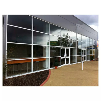 Sichtbare Rahmen Aluminium Fassade Vorhangfassade Glas transparent