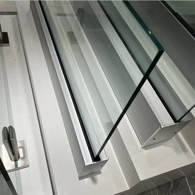 Anti-Taifun-Hurrikan im Freien, rahmenlose Glasbalustrade, 10–20 mm dick