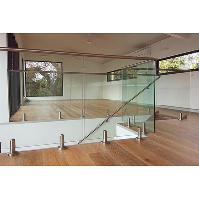 Deck-Pool-Balustraden-Handläufe, gehärtete / laminierte rahmenlose Glasbalustrade
