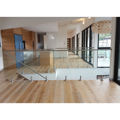 Deck-Pool-Balustraden-Handläufe, gehärtete / laminierte rahmenlose Glasbalustrade