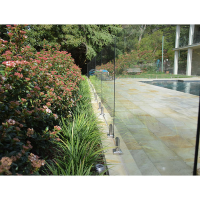 Deck-Pool-Balustraden-Handläufe, gehärtete / laminierte rahmenlose Glasbalustrade