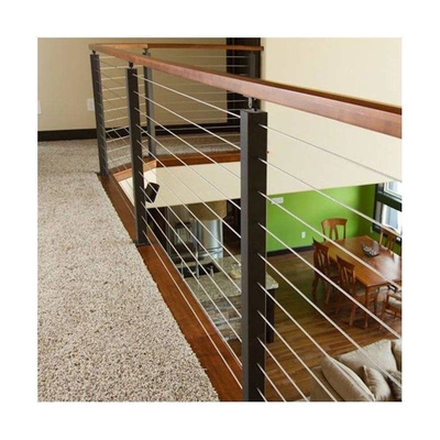 Edelstahl-Kabel-Draht-Balustrade für Treppen-/Balkon-Geländer