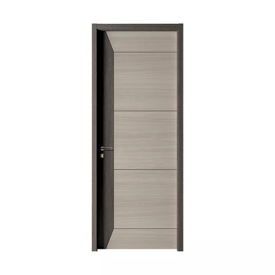 Bündiges Holzpaneel-Design, modernes Schlafzimmer, Hartholztür, wasserdicht, schalldicht