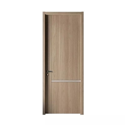 Bündiges Holzpaneel-Design, modernes Schlafzimmer, Hartholztür, wasserdicht, schalldicht
