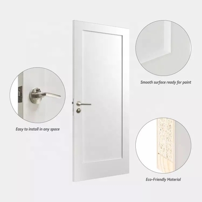 Kundenspezifische Holzdesign-Hartholz-Shaker-Innentür für Wohnung
