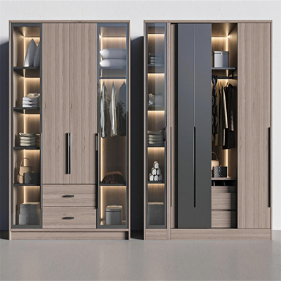 Kleidung entwirft Schlafzimmer-Möbel-Schrank-Wandschrank-französische Art