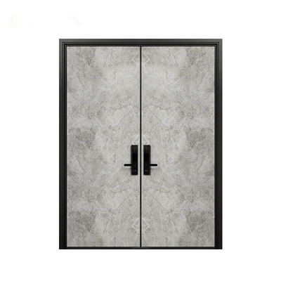 Mdf-Karkassen-Sicherheits-Stahltür, hölzernes gepanzertes Äußeres Front Doors