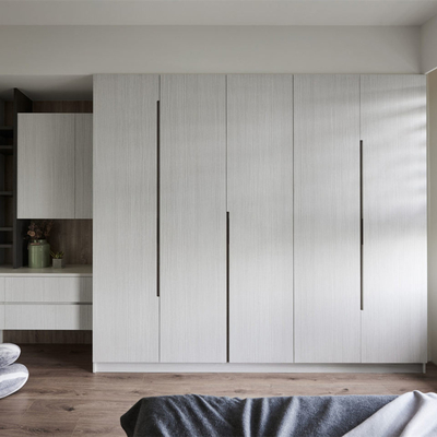 China-Fabrik-kundenspezifische hölzerne Möbel, einfache Melamin MDF-Garderobe