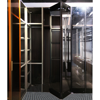 Schlafzimmer-Wohnzimmer-Glastür-Wandschrank, moderne Hochglanz-Garderobe