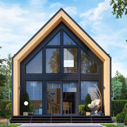 Foshan-Fabrik-direktes tragbares Ausgangsgarten-Haus-Licht-Stahlfertiglandhaus