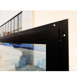 Doppelverglast mit Hurrikan-Auswirkungs-Glas-Schwingen-horizontalem hängendem Bild-Aluminiumfenster