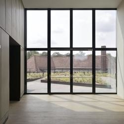 Im amerikanischen Stil panoramisches Windows und Türen milderten Glasörtlich festgelegtes Bild-Aluminiumfenster