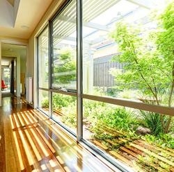 Im amerikanischen Stil panoramisches Windows und Türen milderten Glasörtlich festgelegtes Bild-Aluminiumfenster