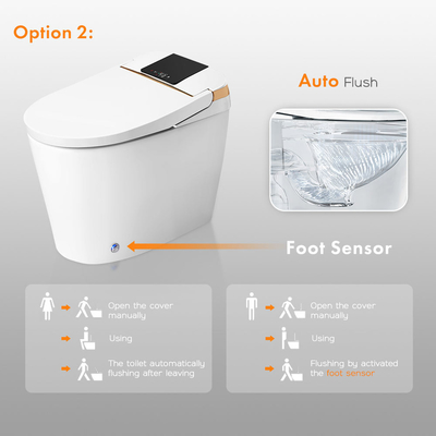 Luxusbadezimmer-Sensor-elektrisches automatisches ebenes WC-Bidet-intelligente intelligente Toilette