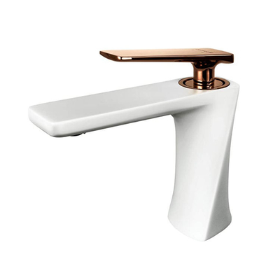 Gesundheitliche Waren-Mischer-Hahn-goldene Farbklopft einzelne Griff-Wasser-Becken-Wanne für Badezimmer