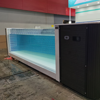 BESCHLOSSENDER Behälter Schwimmbad mit Fenster Duschhaus Spa Stahlkonstruktion Pool