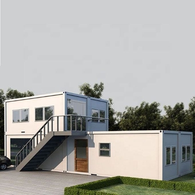 Verlängerte Klappbare Prefab Container Homes_40ft Klappbare Wohn Container Kabine Klappbare Container Haus