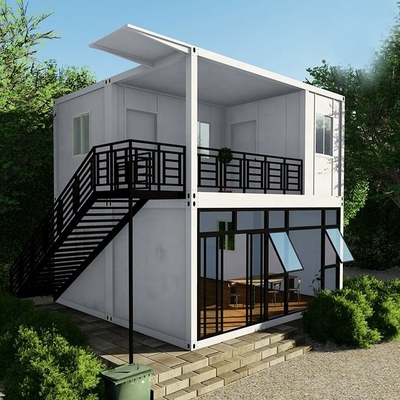 Verlängerte Klappbare Prefab Container Homes_40ft Klappbare Wohn Container Kabine Klappbare Container Haus