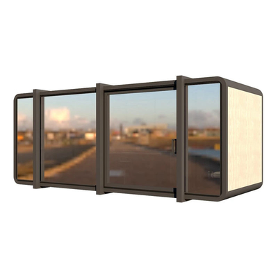 Luxus angepasste Farbe und Glas Portable 20FT 40FT Prefab Flat Pack Container Haus mit Fabrikpreis