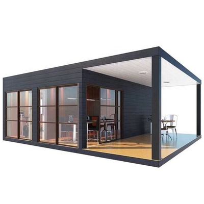 Luxus angepasste Farbe und Glas Portable 20FT 40FT Prefab Flat Pack Container Haus mit Fabrikpreis