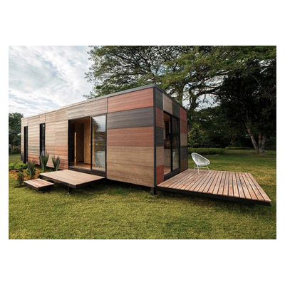 Luxus angepasste Farbe und Glas Portable 20FT 40FT Prefab Flat Pack Container Haus mit Fabrikpreis