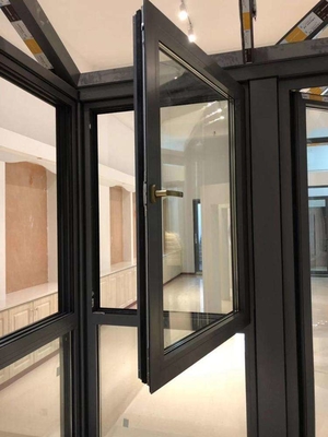 Doppelverglaserte Fenster und Türen Hersteller Aluminiumrahmen Neigungs- und Drehfenster