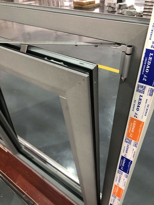 Doppelverglaserte Fenster und Türen Hersteller Aluminiumrahmen Neigungs- und Drehfenster