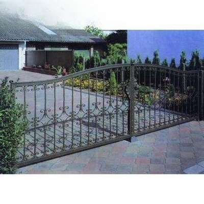 Luxus Antike Schmiedeeisen Rohr Entwürfe Haupttor für Haus Garten oder im Freien
