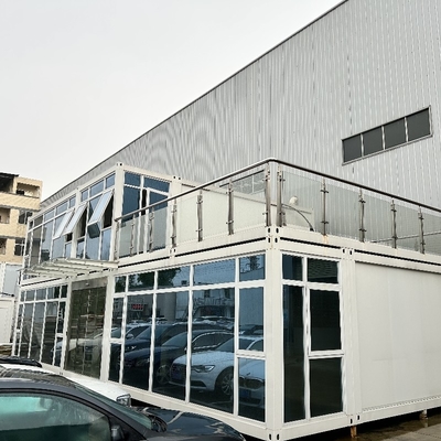 Niedriger Fabrikpreis Zwei Stoery Containerhaus Leichtstahlgebäude Mobilhaus