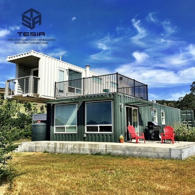 DIY Zwei-Stoury-Containerhaus Leichtstahl-Gebäude Mobil Containerhaus
