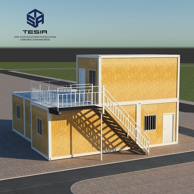 DIY Zwei-Stoury-Containerhaus Leichtstahl-Gebäude Mobil Containerhaus