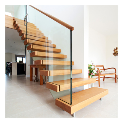 Australische Art-tritt Innenraumersparnis-Dachboden-Treppenhaus-Holz sich hin- und herbewegende gerade Treppe