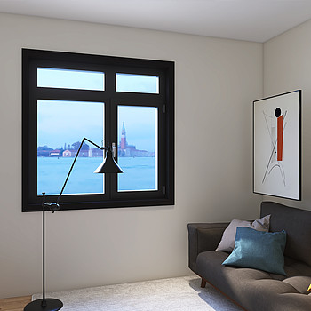 Aluminium-stoßfeste Windows-Doppelverglasung des Flügelfenster-GB/T8814