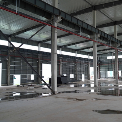 Geschweißtes warm gewalztes h-Abschnitt-Stahlkonstruktions-Werkstatt-Metallrahmen-Gebäude