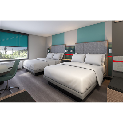 Luxusgästezimmer-Möbel stellen Hotel-König Size Bed Sets ein