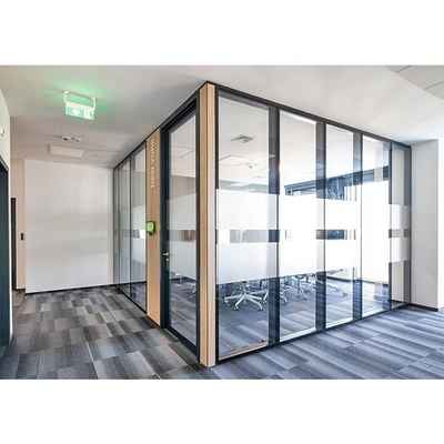 Glaswand-Trennwand-System Büro STC 45db schalldichtes mit Türen