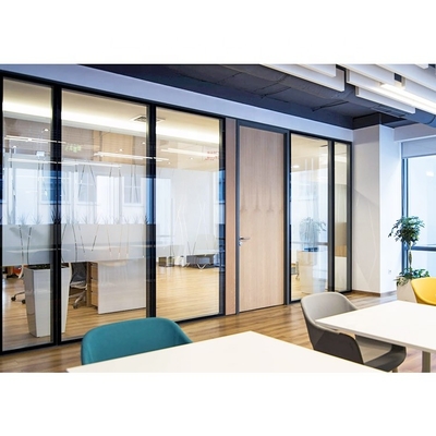 Glaswand-Trennwand-System Büro STC 45db schalldichtes mit Türen
