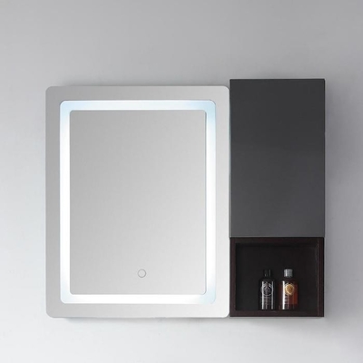 Warmer Licht-Spiegel Grey Customized Bathroom Cabinetss LED 40 Zoll-Bad-Eitelkeit