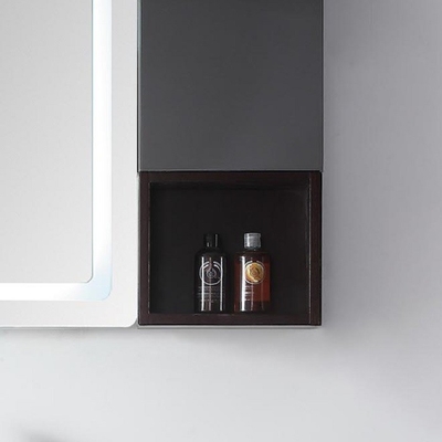 Warmer Licht-Spiegel Grey Customized Bathroom Cabinetss LED 40 Zoll-Bad-Eitelkeit